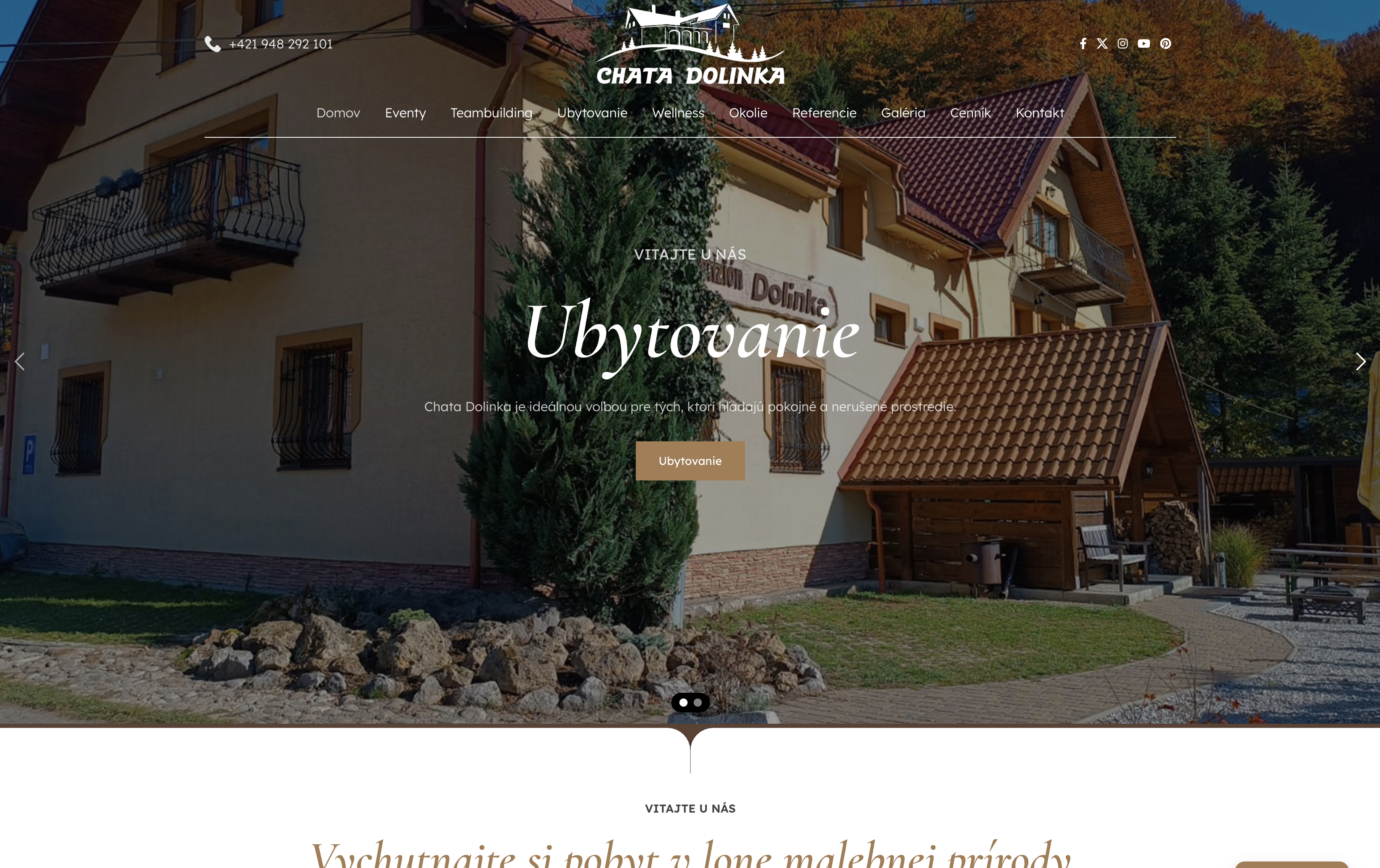 Nový web & identita — Penzión Dolinka Gápeľ